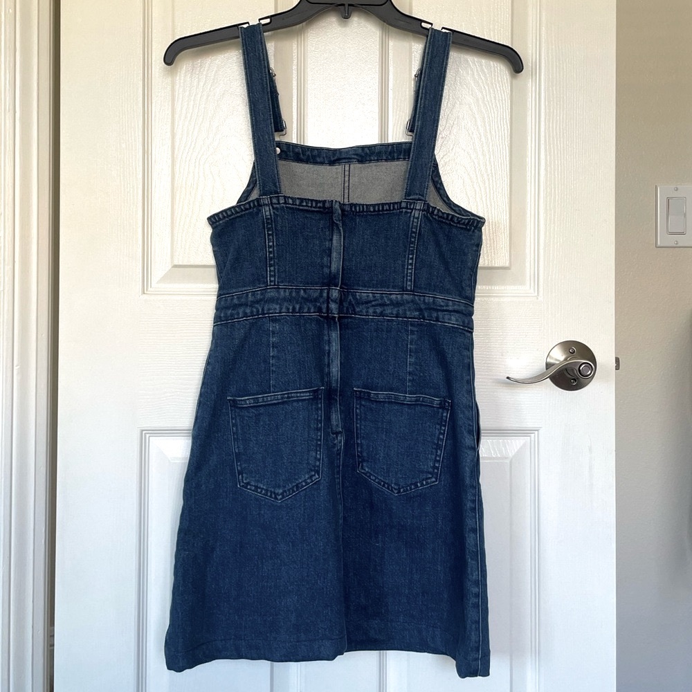 Denim Overall Dress - Picture 7 of 7